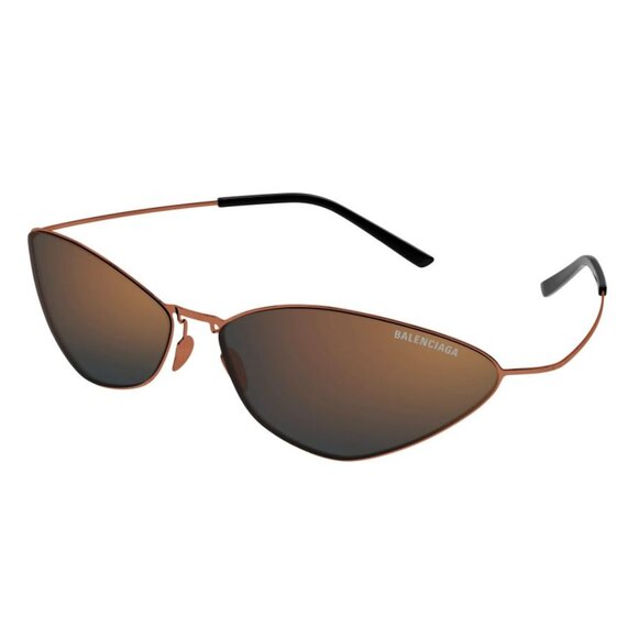 NWT BALENCIAGA SUNGLASSES, BROWN UNISEX EYEWEAR BALENCIAGA - Picture 1 of 3